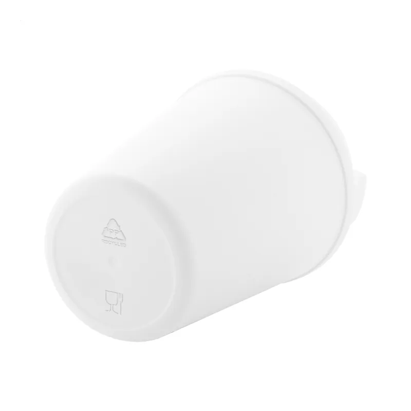 Forcella – Bicchiere riutilizzabile in polipropilene 300 ml, colore Bianco