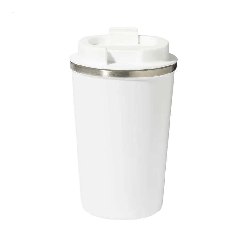 Ricciola – Tumbler termico in acciaio inox riciclato 350 ml, colore Bianco