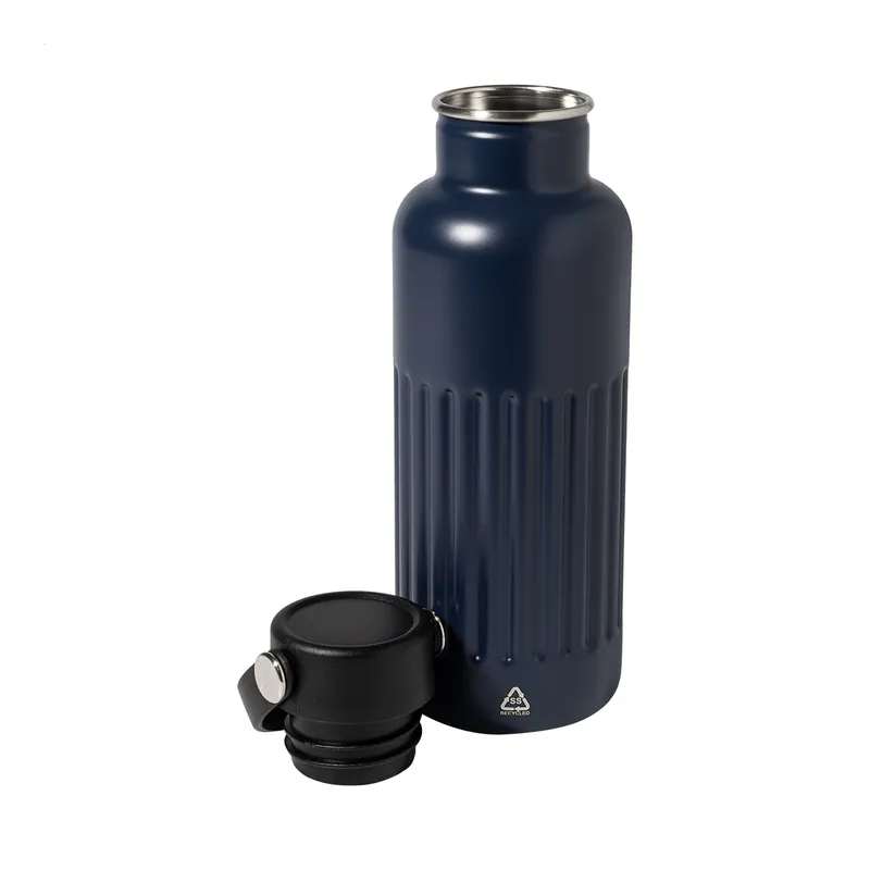 Germano – Thermos in acciaio inox riciclato 500 ml, colore Blu scuro