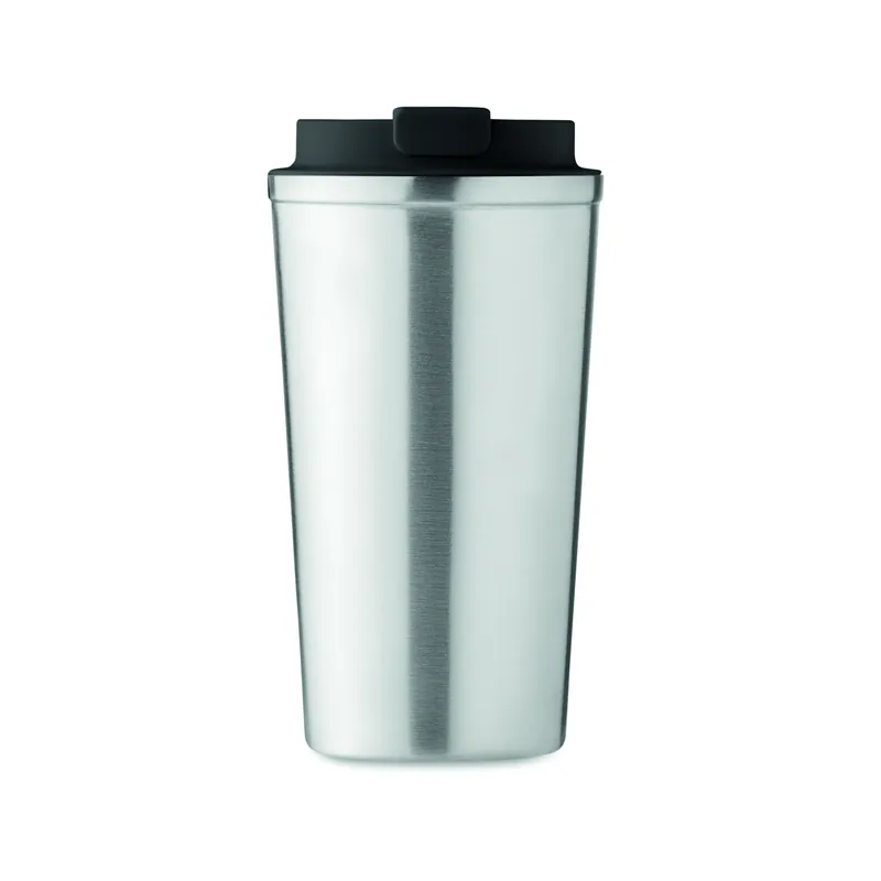 Fondale – Bicchiere riutilizzabile in acciaio inox 510 ml, colore Argento Opaco, vista retro