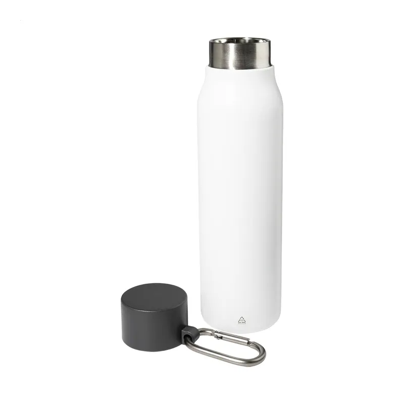 Nespolo – Borraccia termica in acciaio inox riciclato 500 ml, colore Bianco