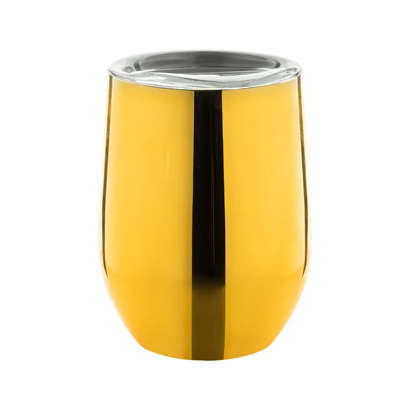 Diaspro – Tazza da viaggio in acciaio inox riciclato 350 ml, colore Oro
