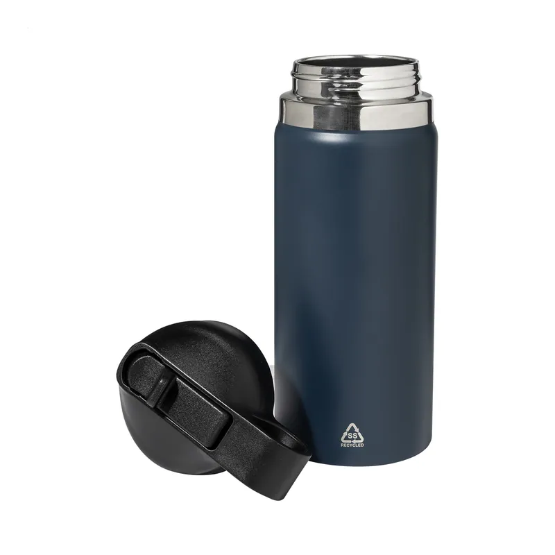 Lavagna – Borraccia termica in acciaio inox riciclato 500 ml, colore Blu scuro