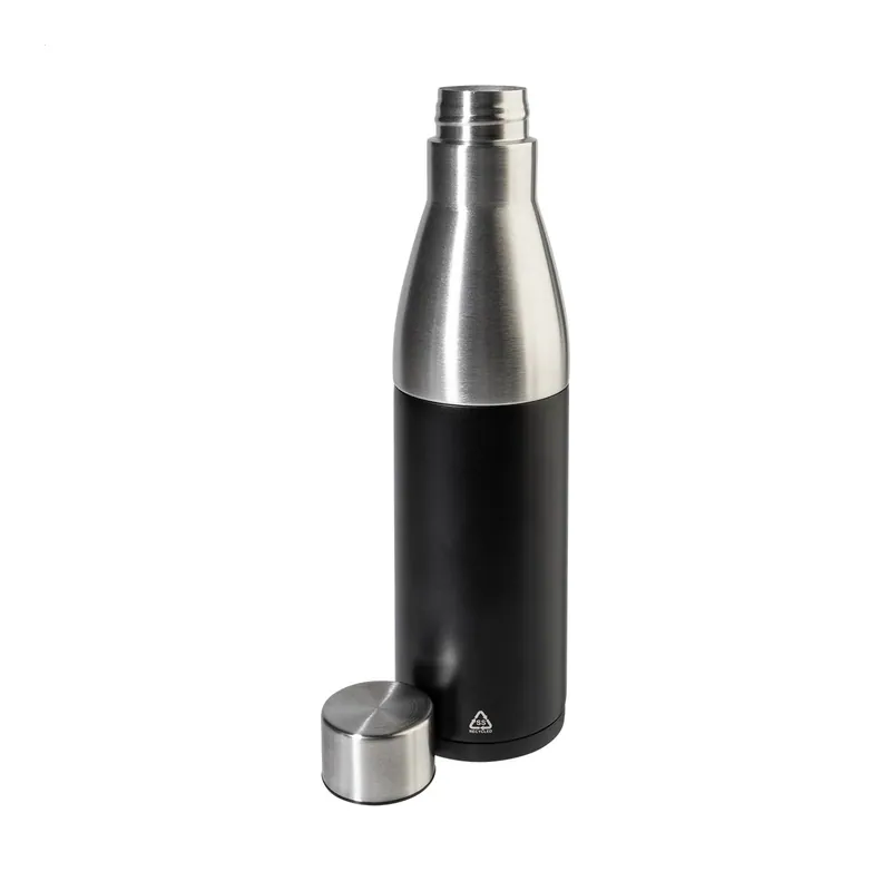 Gru – Borraccia termica in acciaio inox riciclato 350 ml, colore Nero