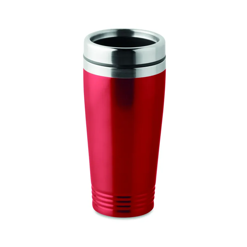 Marea – Tumbler termico in acciaio inox 400 ml, colore Rosso, vista fronte