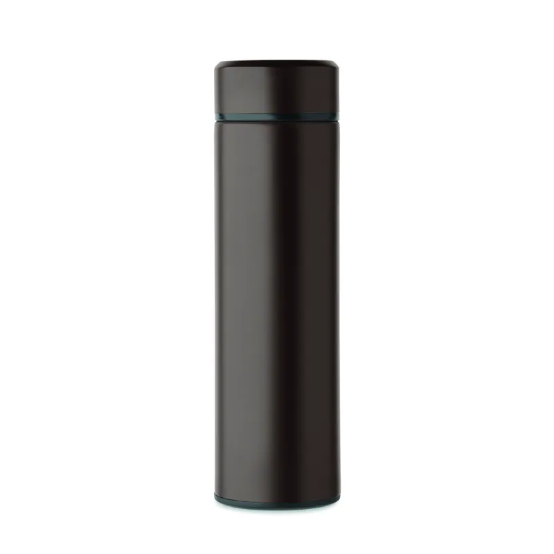 Spuma – Thermos in acciaio inox riciclato 500 ml, colore Cioccolato, vista dall alto