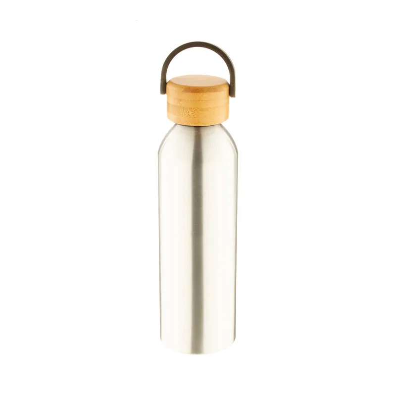 Pozzo – Borraccia in alluminio 600 ml, colore Argento, vista fronte