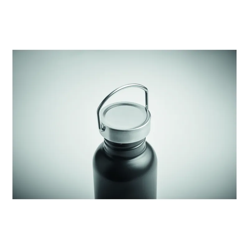 Faggio – Borraccia sportiva in acciaio inox riciclato 500 ml, colore Nero, vista dettaglio