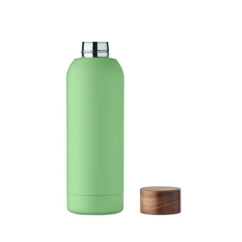 Cratere – Borraccia sportiva in acciaio inox 700 ml, colore Verde Menta, vista aperta