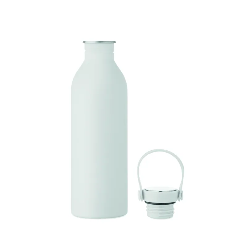 Ciottolo – Borraccia sportiva in acciaio inox 500 ml, colore Bianco