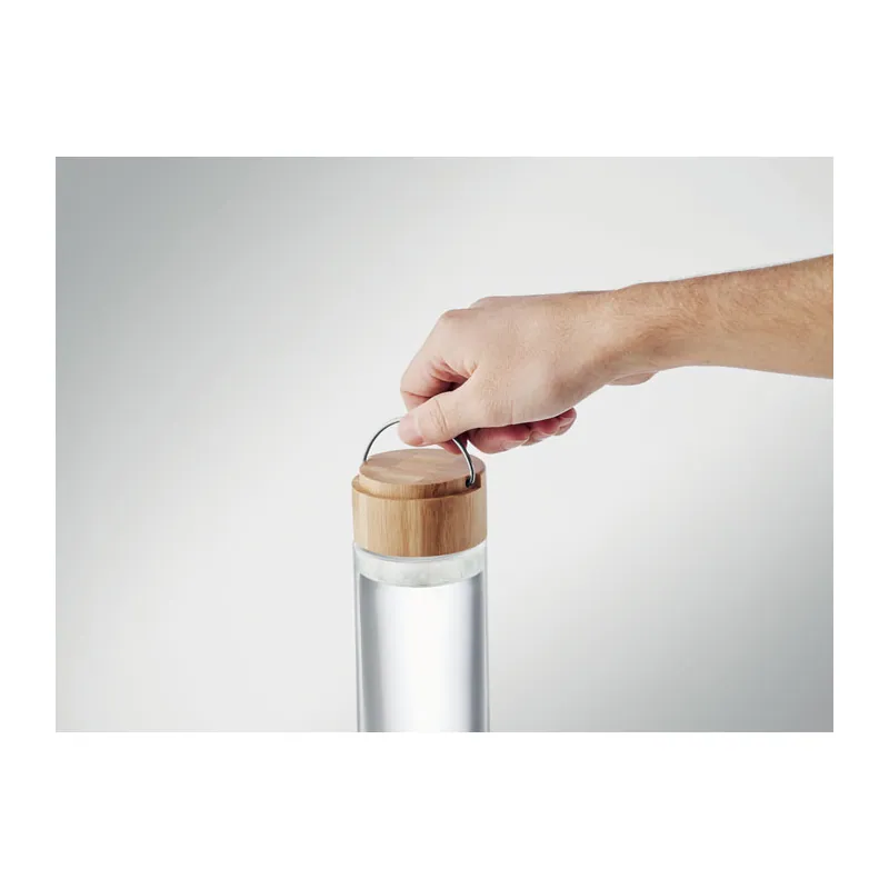 Ossidiana – Borraccia in vetro 500 ml, colore Trasparente, vista dettaglio