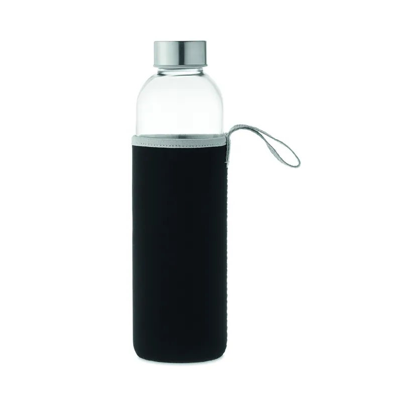 Cedro – Borraccia in vetro 750 ml, colore Nero, vista dall alto