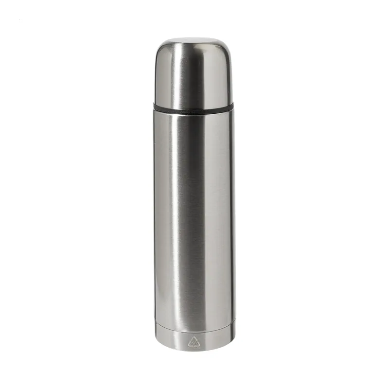 Colombaccio – Thermos in acciaio inox riciclato 500 ml, colore Argento, vista fronte