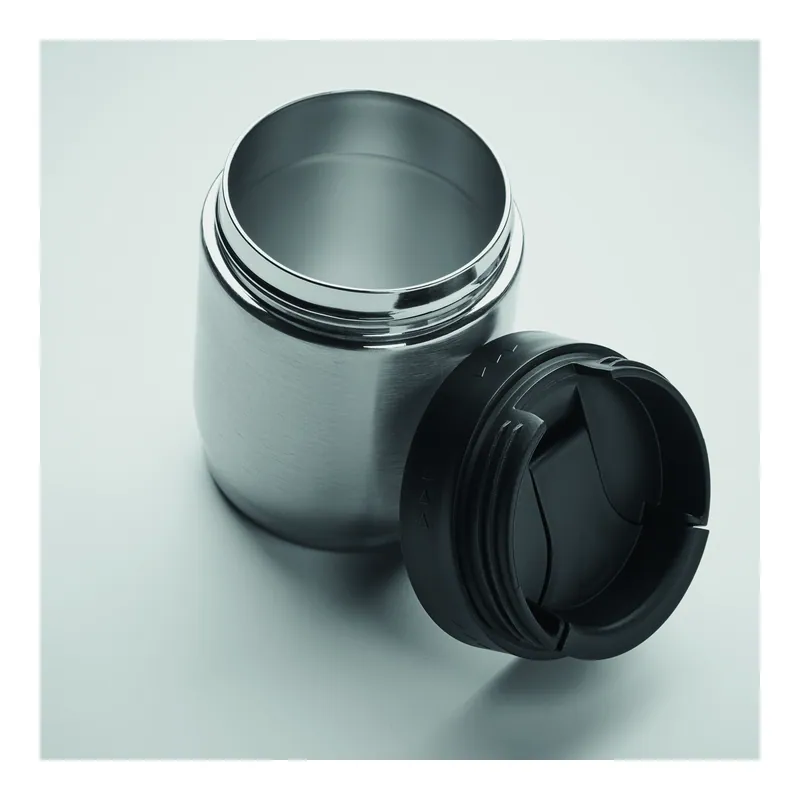 Meridiana – Thermos in acciaio inox riciclato 500 ml, colore Argento Opaco, vista dettaglio