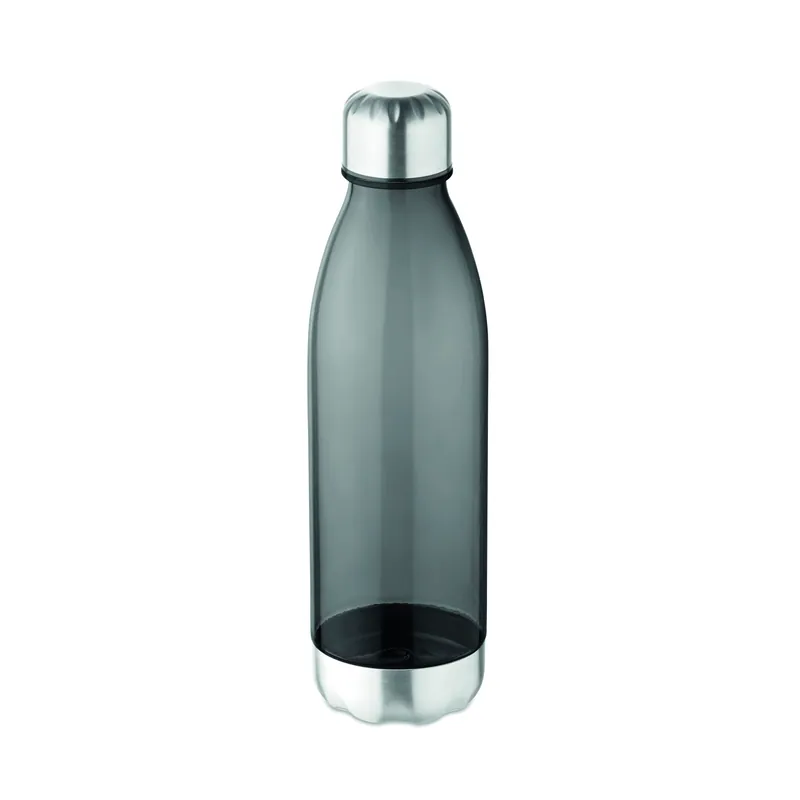 Lampo – Borraccia sportiva in Tritan 600 ml, colore Grigio Trasparente, vista fronte