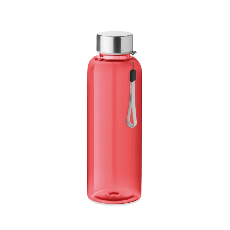Gabbiano – Borraccia sportiva in Tritan 500 ml, colore Rosso Trasparente, vista fronte