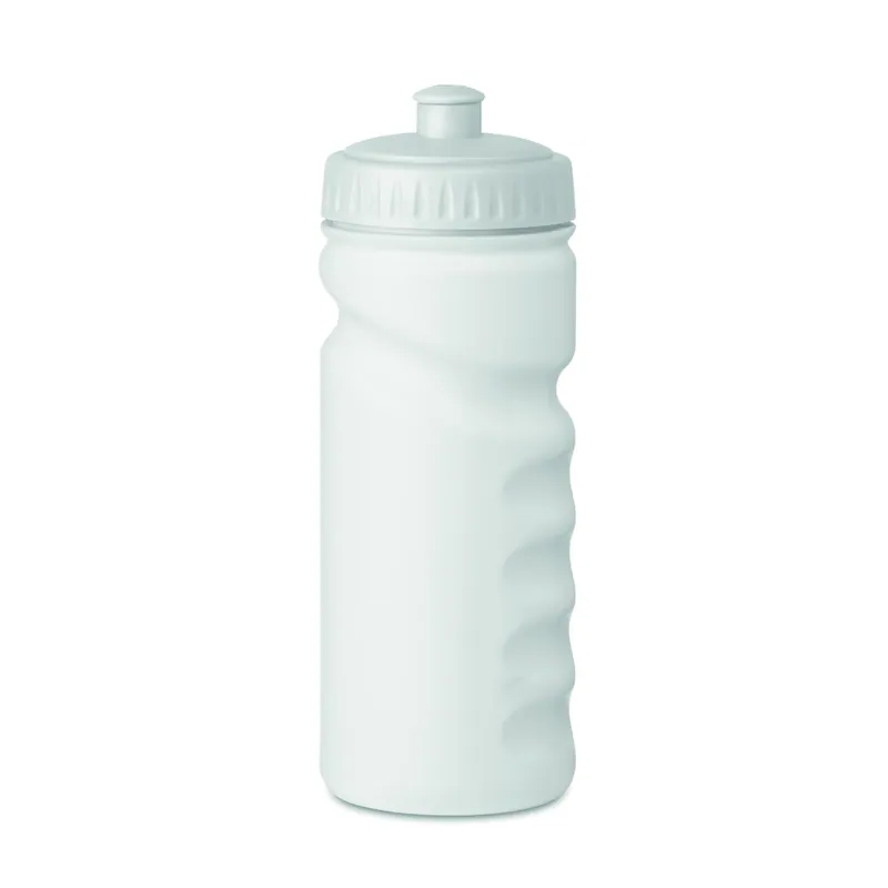 Limpido – Borraccia sportiva in polietilene 500 ml, colore Bianco, vista fronte