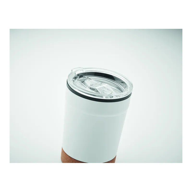 Camelia – Tumbler termico in acciaio inox 300 ml, colore Argento Opaco, vista dettaglio