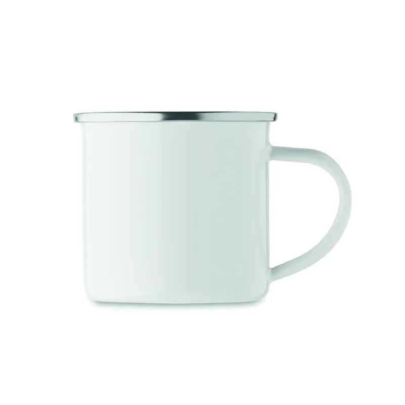 Salsedine – Tazza da viaggio in metallo 200 ml, colore Bianco, vista aperta