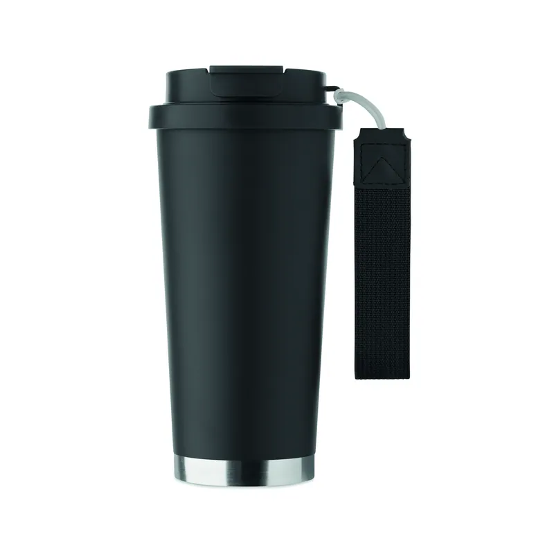 Vetta – Tumbler termico in acciaio inox 500 ml, colore Nero, vista dall alto