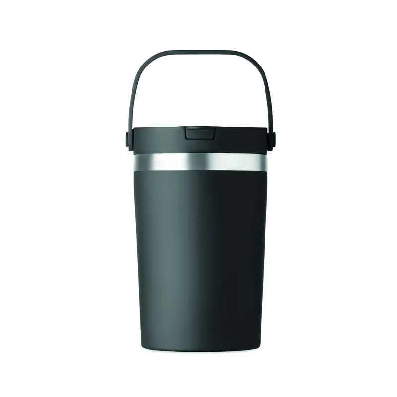 Approdo – Bicchiere riutilizzabile in acciaio inox 350 ml, colore Nero