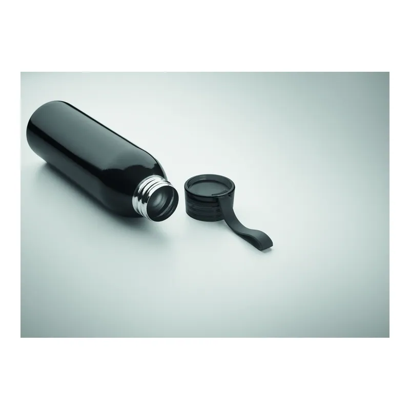 Rugiada alpina – Borraccia sportiva in acciaio inox 650 ml, colore Nero, vista dettaglio