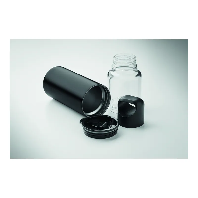 Melograno – Borraccia termica in acciaio inox 610 ml, colore Nero, foto ambientata