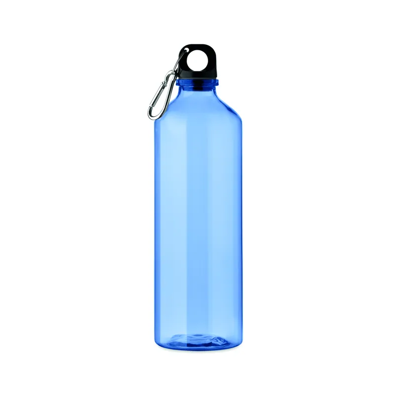 Ponente – Borraccia sportiva in RPET riciclato 750 ml, colore Blu Trasparente, vista fronte