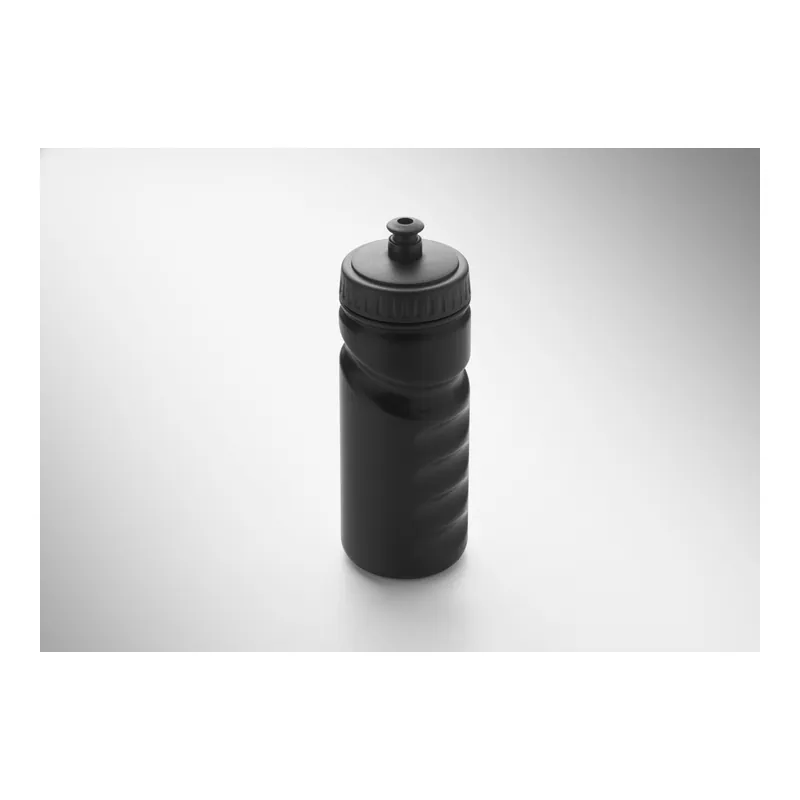 Corallo – Borraccia sportiva in plastica PE 500 ml, colore Nero, vista dettaglio