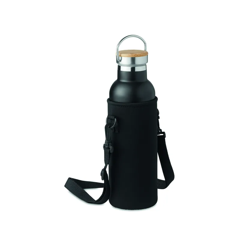 Papavero – Thermos in acciaio inox 700 ml, colore Nero, vista dall alto