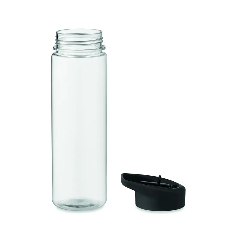 Levante – Borraccia sportiva in RPET riciclato 650 ml, colore Nero, vista aperta