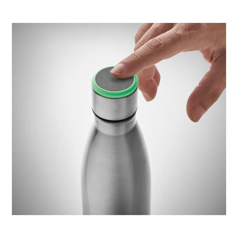 Gabbiano reale – Set con borraccia in acciaio inox 500 ml, colore Argento Opaco, vista dettaglio