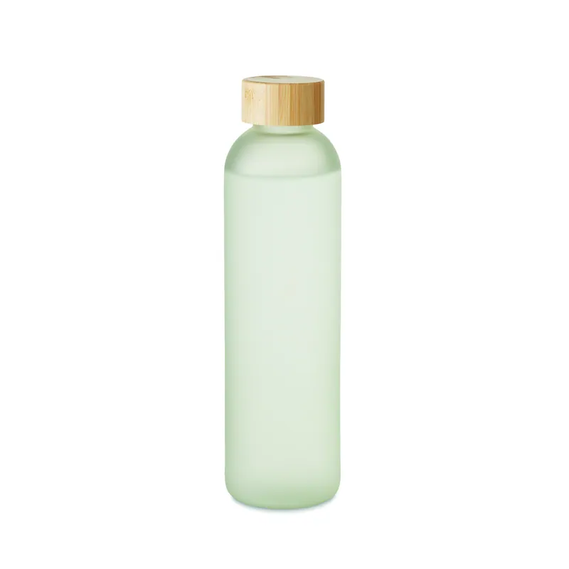 Rivo – Borraccia in vetro 650 ml, colore Bianco Trasparente, vista aperta