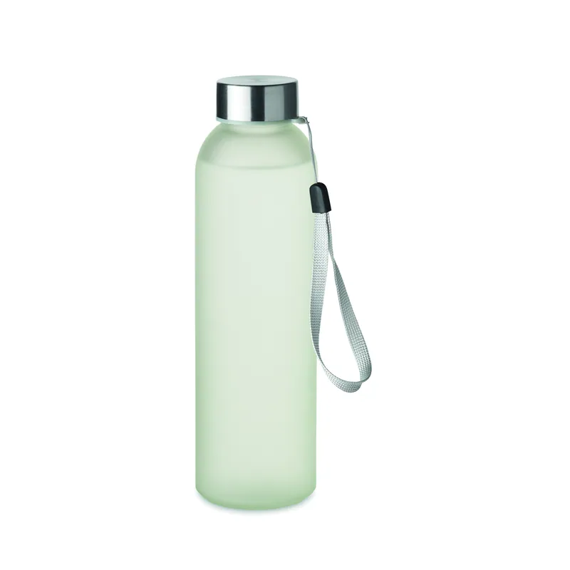 Terso – Borraccia in vetro 500 ml, colore Bianco Trasparente, vista aperta