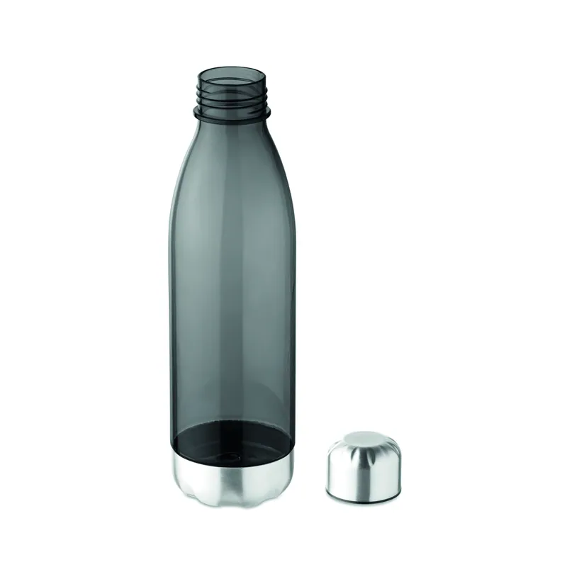 Lampo – Borraccia sportiva in Tritan 600 ml, colore Grigio Trasparente, vista retro