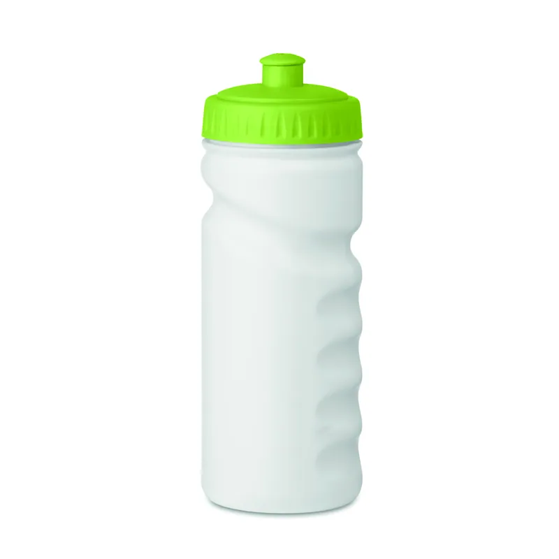 Limpido – Borraccia sportiva in polietilene 500 ml, colore Lime, vista fronte