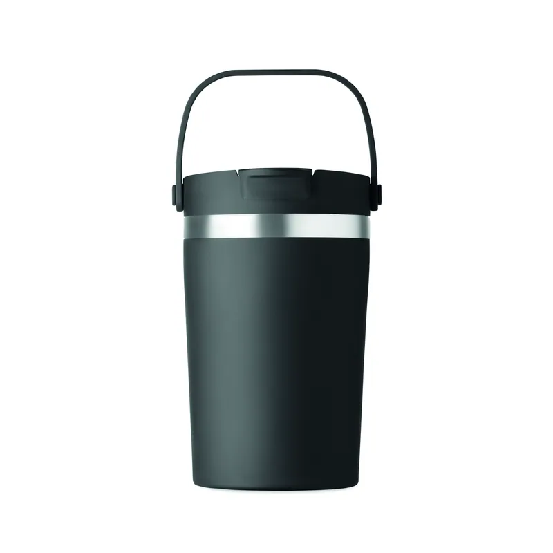 Approdo – Bicchiere riutilizzabile in acciaio inox 350 ml, colore Nero