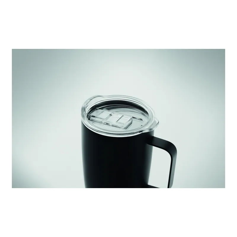 Risacca – Bicchiere riutilizzabile in acciaio inox 300 ml, colore Nero, vista dettaglio