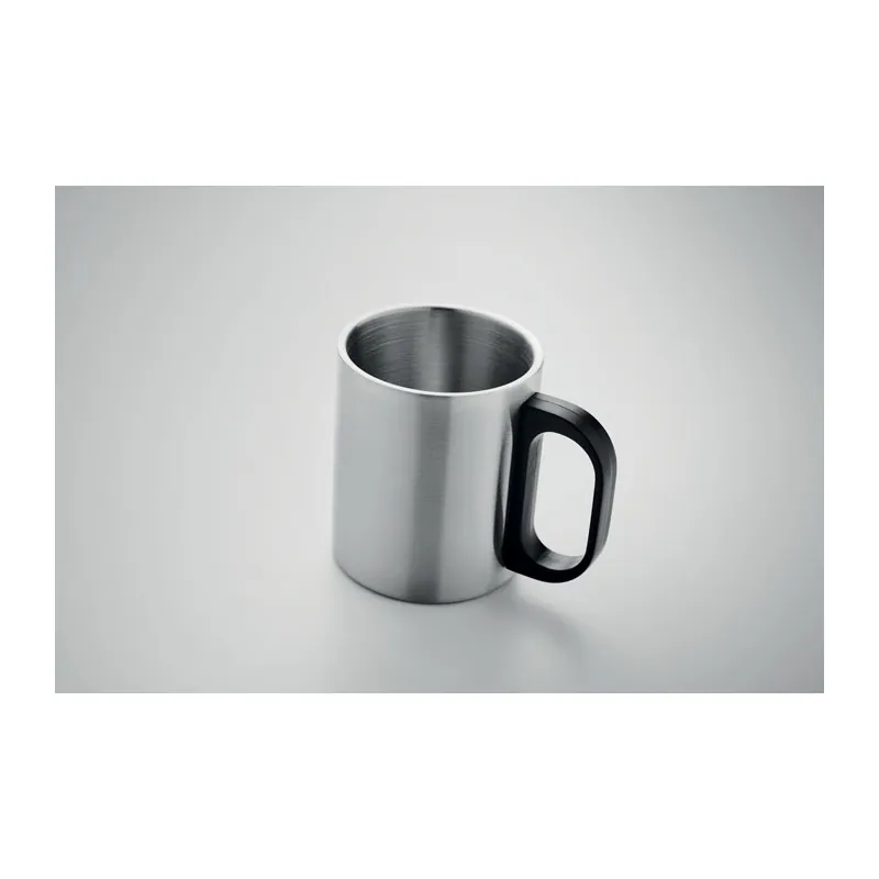 Fenice – Tazza da viaggio in acciaio inox 300 ml, colore Argento Opaco, vista dettaglio